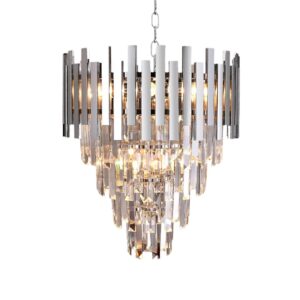Turin Large Chandelier Silver – Laura Ashley Collection Front
