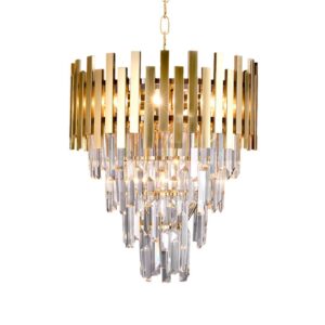 Turin Large Chandelier Gold from Laura Ashley Front