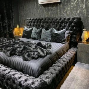 Black Regal Ambassador Bed Frame Front