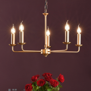 Dar Lighting Favian 8 Light Matt Bronze Pendant Fitting Only - Laura Ashley Front