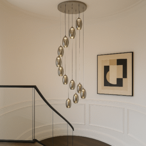 Adelaide 12-Light Spiral Pendant Chandelier by Laura Ashley Front