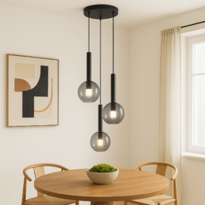 Brussels Spiral Glass Pendant Light by Laura Ashley Front