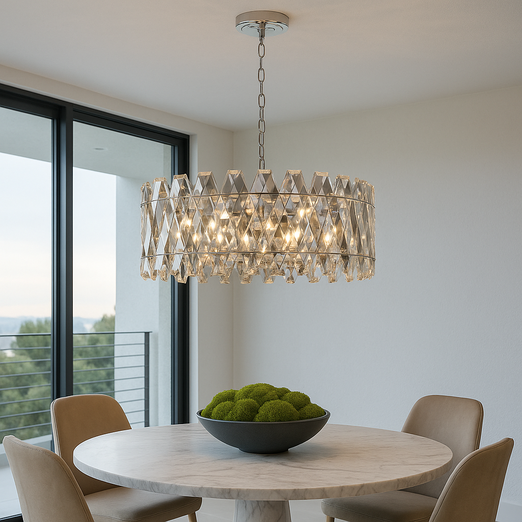 Devonport XL Crystal Flush Chandelier – Laura Ashley Collection Back