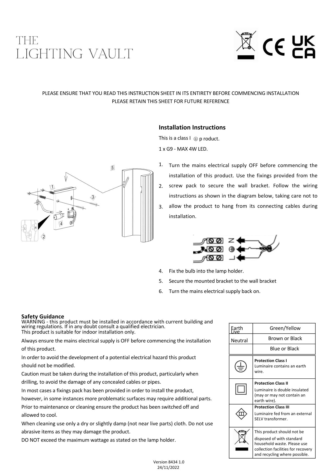 Digby Wall Light – G9 or GU10 Options by Laura Ashley Gallery 6