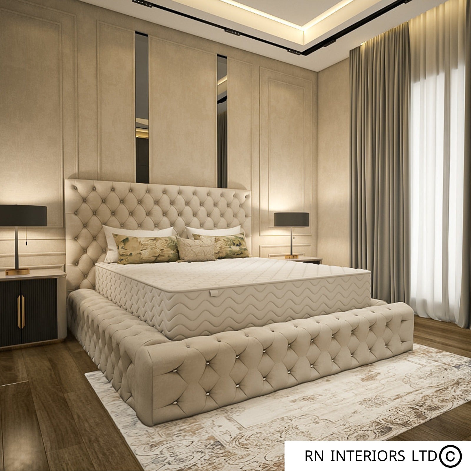 Double Bed Frame - Ambassador Bed - Beds Sale Front