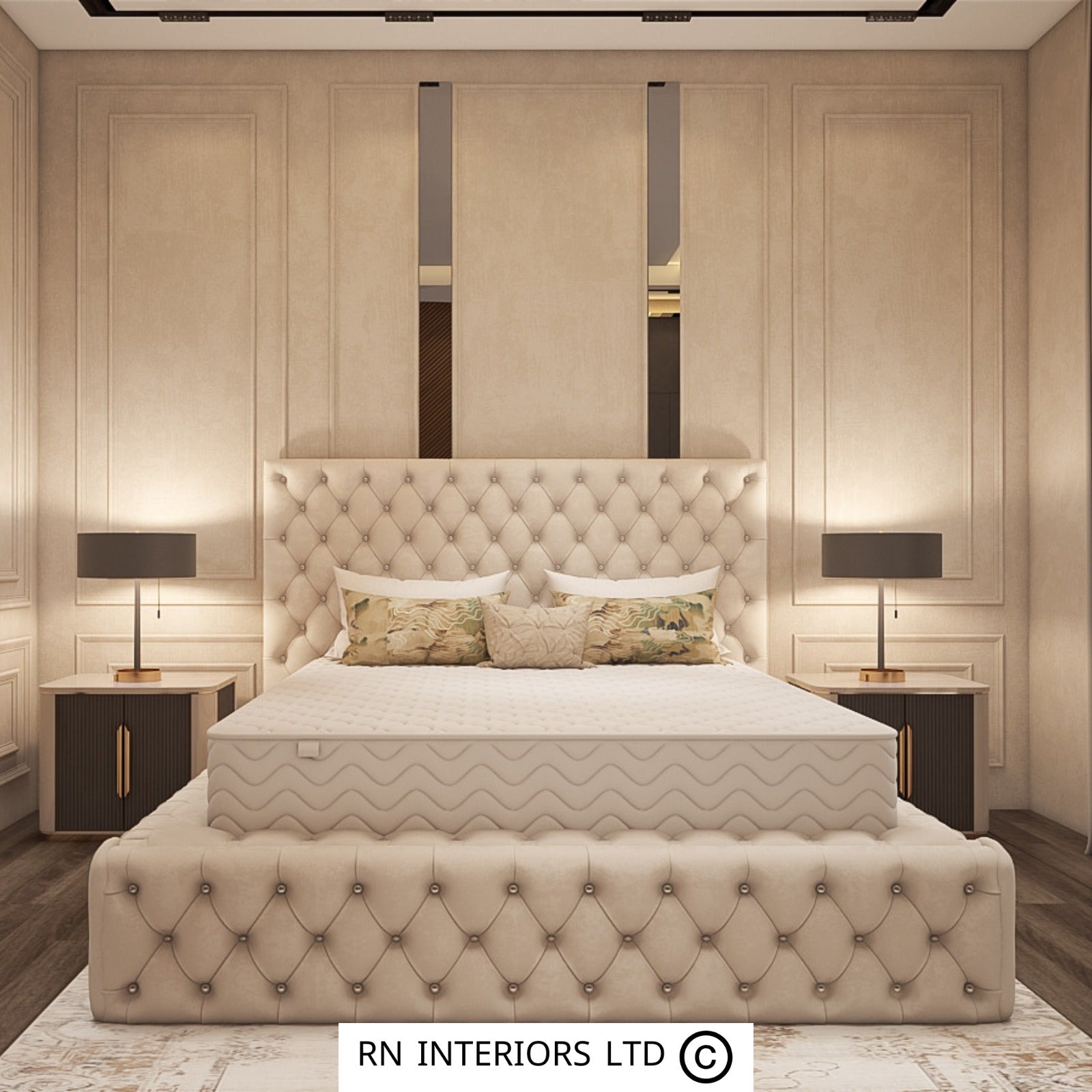 Double Bed Frame - Ambassador Bed - Beds Sale Side