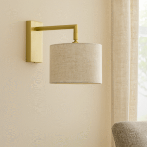 Laura Ashley Fairview Elegant Gold Wall Light Front