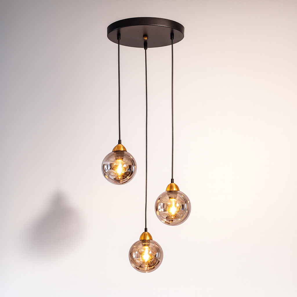 Grafton 3lt Spiral Pendant from Laura Ashley Front