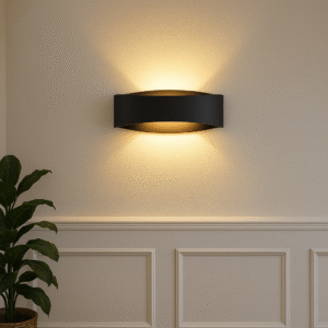 Laura Ashley Halifax Modern Up & Down Wall Light Front