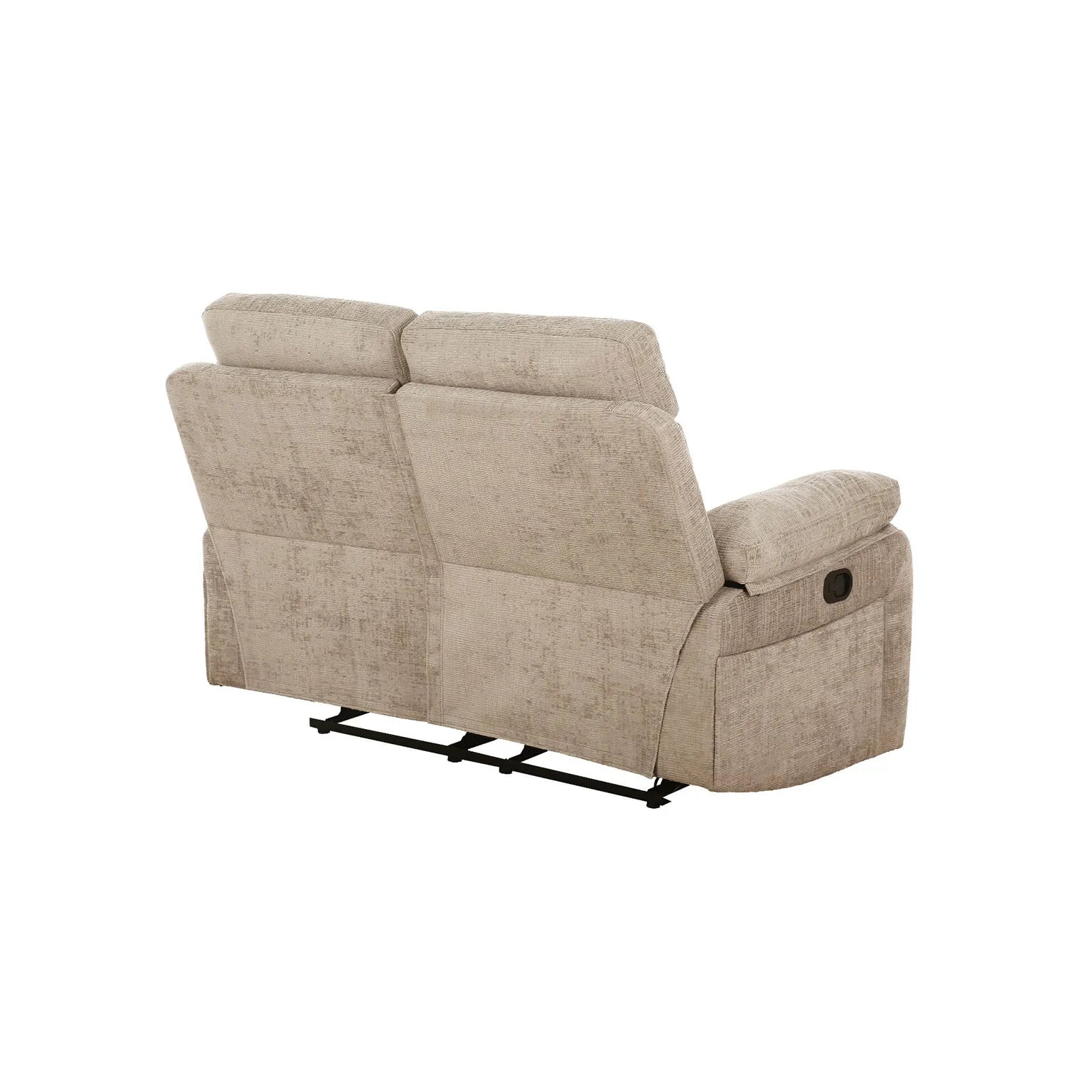 LauraAshley Wakefield Latte Fabric 2 Seater Manual Recliner Sofa Detail