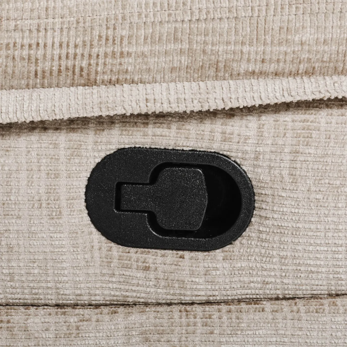 LauraAshley Wakefield Latte Fabric 2 Seater Manual Recliner Sofa Gallery 7