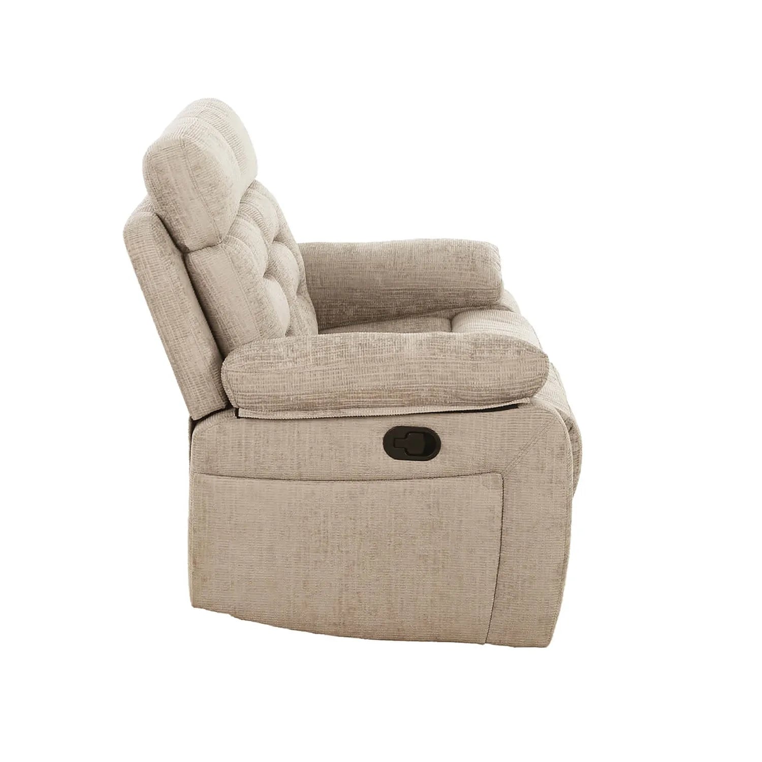 LauraAshley Wakefield Latte Fabric 2 Seater Manual Recliner Sofa Gallery
