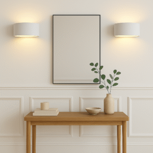 Midland Ceramic Paintable Wall Light – Laura Ashley Edition Front
