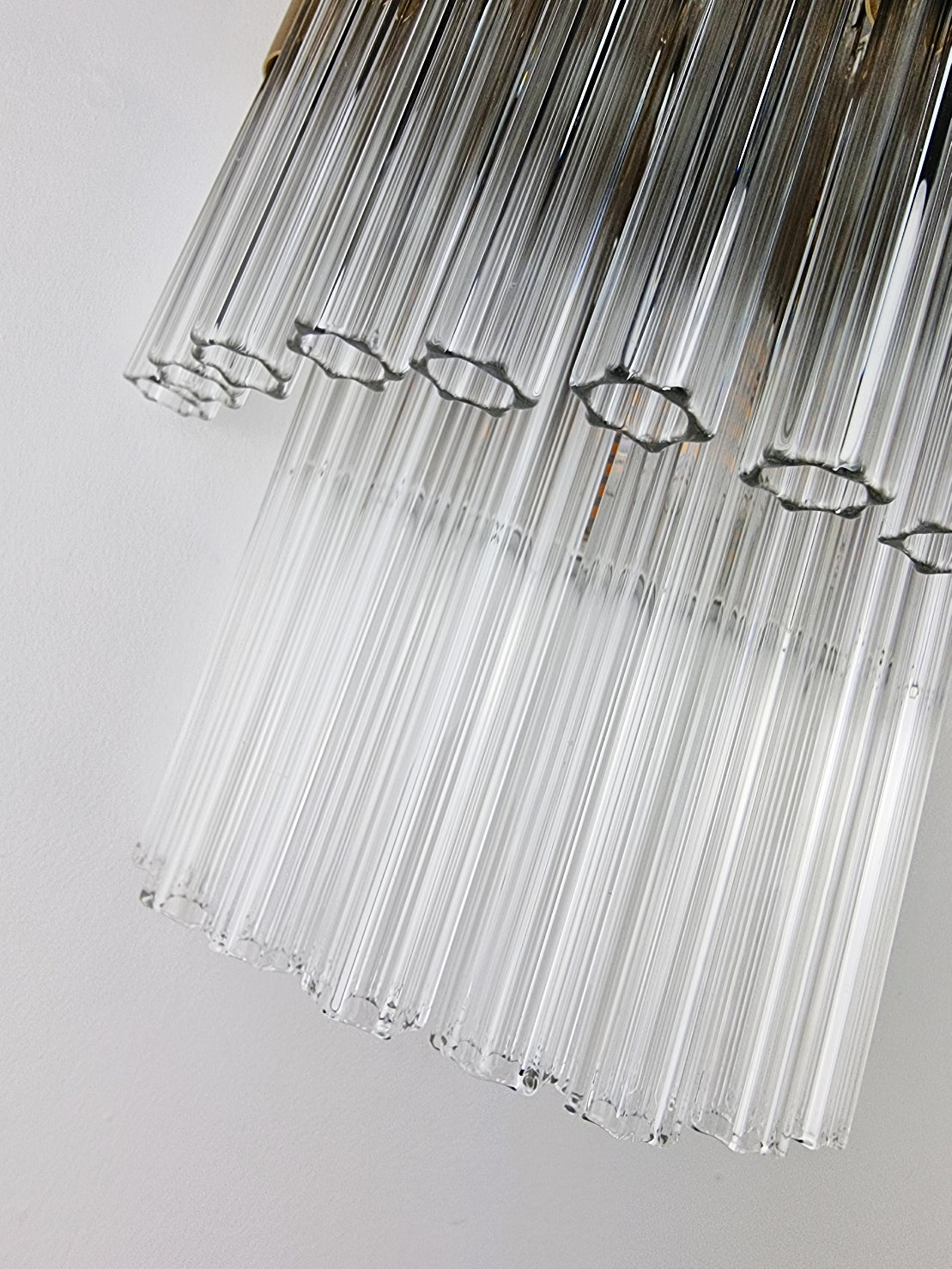 Murcia Wall Light in Gold & Ribbed Glass by Laura Ashley Gallery 5