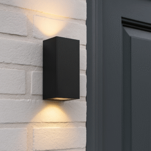 Laura Ashley Plymouth Coastal Outdoor Double Wall Light Front