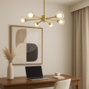 Eden 6-Light Semi-Flush Ceiling Light by Laura Ashley Front