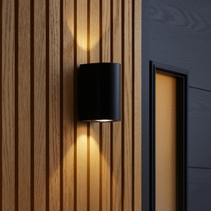 Laura Ashley Hereford Coastal Outdoor Double Wall Light Front