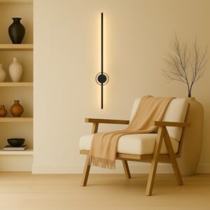 Laura Ashley Nordic Stick Rechargeable Wall Light with Remote Control – Modern Minimal Elegance Front