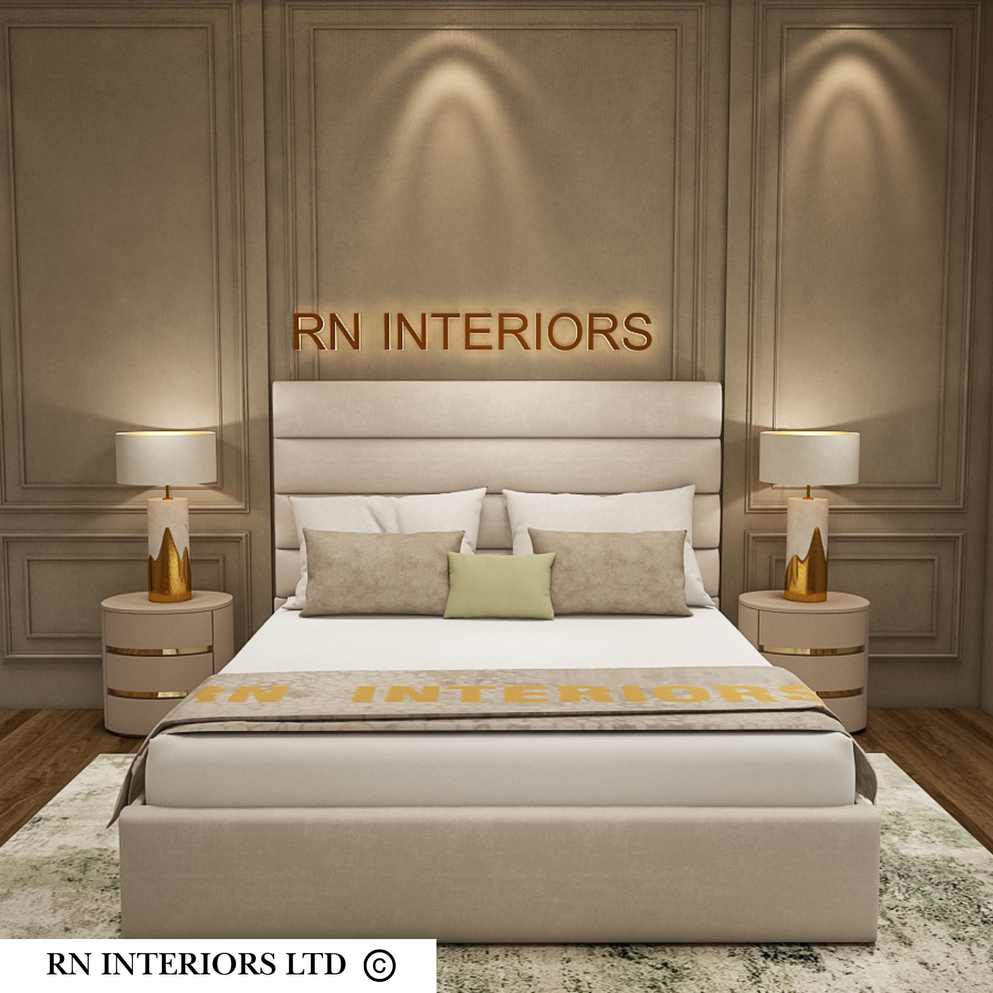 RN INTERIOR Supreme Comfort Bed Frame Front