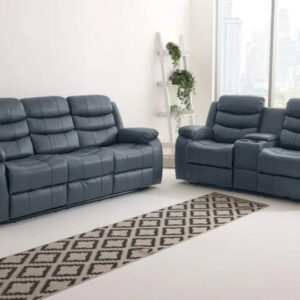 Turin - 2 Seater LauraAshley - Leather Electric Recliner Front