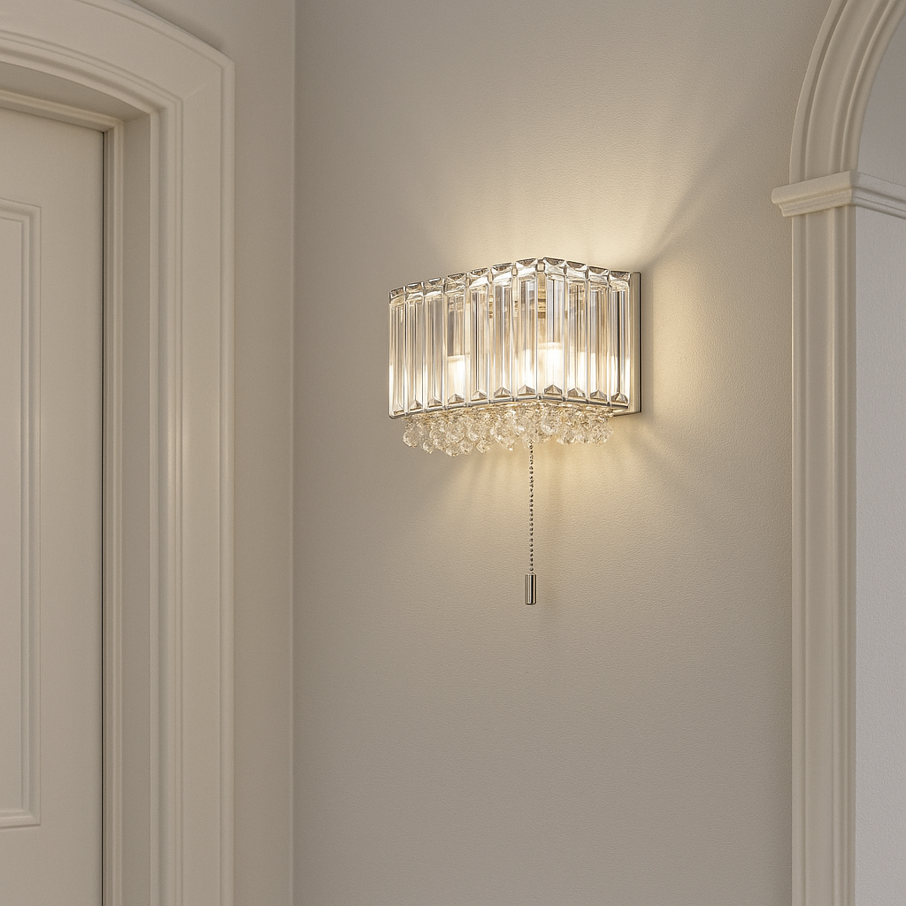 Salzburg Squared Wall Light by Laura Ashley Back