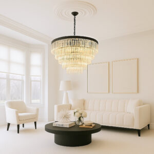 Seville Tiered Crystal Chandelier – Laura Ashley Collection Front