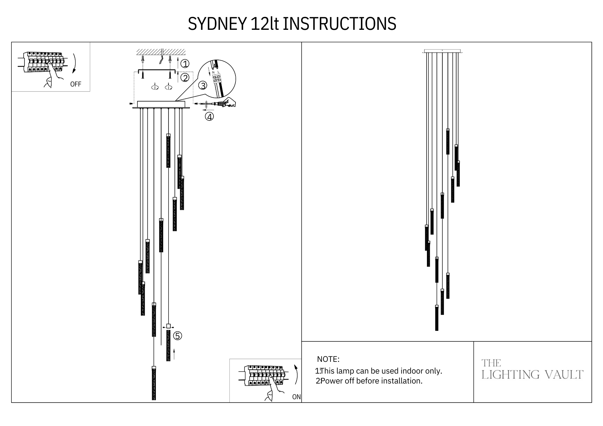 Sydney 12-Light Spiral Pendant Chandelier – Laura Ashley Collection Gallery